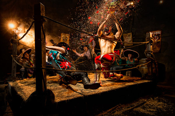 Photograph Daniel Linnet Lucha Libre 10 on One Eyeland